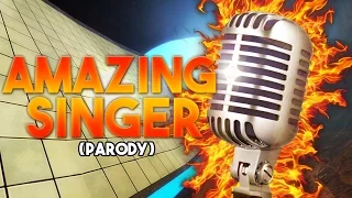 AMAZING SINGER IN CS:GO SURF SERVER!!! (PARODY)