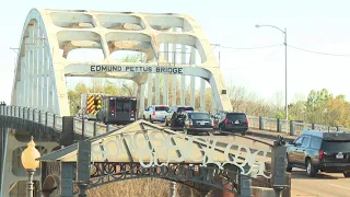 President Joe Biden speaks in Selma commemorating Bloody Sunday