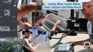 Security Upgrade! 🚐💡 Airstream Door Locks, OxBlox Review, Level Mate Pro Install & Bee Rescue!