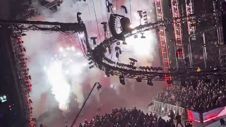 WWE Raw is XXX opening pyro live - 1/23/2023