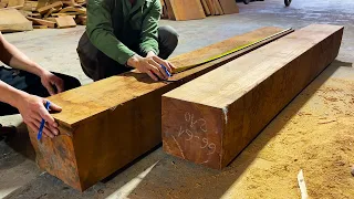 Largest 2024 Mr Van Woodworking Upgrade Luxury Red Hardwood Furniture Projects // Incredible Design