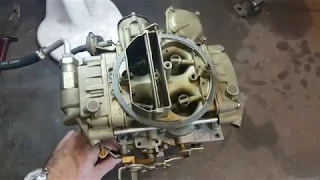 Flooding secondaries on Holley 4 barrel carburetor