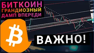 ВАЖНО! БИТКОИН МАЛЕНЬКИЙ РОСТ ПЕРЕД ГРАНДИОЗНЫМ ПАДЕНИЕМ