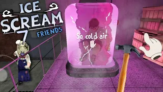 Ice Scream 7 Friends lis Fan Made Gameplay With Mike Reunite Again Ending || Ice Scream 7 Gameplay