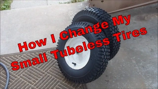 How I Change My Small Tubeless Tires