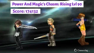 [DFFOO GL] Power And Magic's Chasm: Rising Lvl 90 - Squall Vaan Selphie - Score: 174132