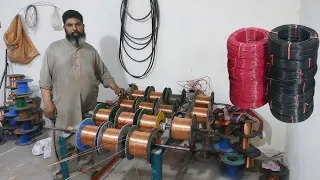 How Electricity wire Is Made In Indian Factory || Manufacturing Process Of Electricity wire