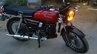 Honda CD100SS To PaintingFromCm RX100 Special Edition.