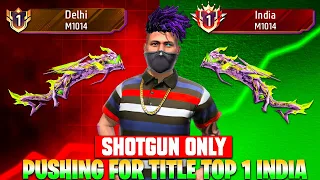 Pushing Top 1 In Shotgun M1014 | Free Fire Solo Rank Pushing With Tips And Tricks | Ep-3