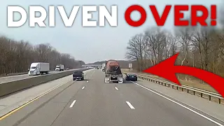 AMERICAN TRUCK DRIVERS DASH CAMERAS | Cut Off Truck, Brake Check, Truck Runs Car Off The Road! #50