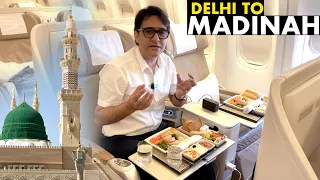 Delhi to Jeddah Flight | Saudi Airlines Business Class Food | Haramain High Speed Train | Umrah 2023
