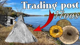 1700s Trading Post -(Tons of Relics)-Buttons, spearheads, and more… metal detecting the river.