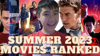 All 22 Summer 2023 Movies I Saw Ranked!
