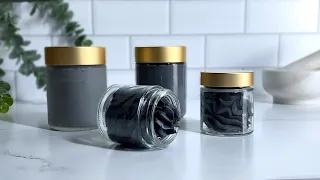 DIY Charcoal Whipped Soap | How to make Whipped Soap Base