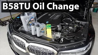 G20 BMW M340i Oil Change and Service Reset