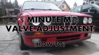 5 Minute BMW E30 325/e/i/is/ix Valve Adjustment