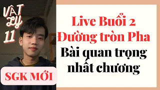 [Lý 11] Live Buổi 2 - Kỹ thuật Đường Tròn Pha và Ứng dụng trong dao động điều hòa