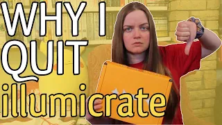 WHY I QUIT ILLUMICRATE: A RANT | update on Book Box Battle + controversial thoughts on Illumicrate 😬