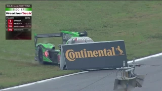 IMSA SportsCar Championship 2017. Rolex 24 At Daytona. Scott Sharp vs Billboard