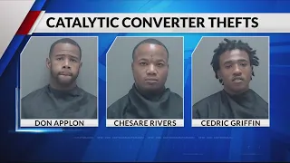 3 men arrested in connection to catalytic converter thefts in Marshall