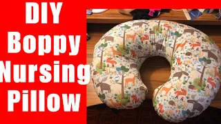 DIY boppy nursing pillow for under $10
