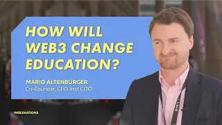 How will Web3 change education? @ Paris Blockchain Week Summit