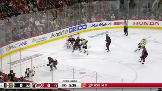 2022 Stanley Cup Playoffs. Bruins vs Hurricanes. Game 1 highlights