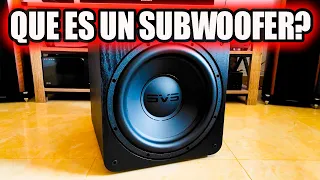 🔊👉APRENDE Qué es un SUBWOOFER y Cómo FUNCIONA?