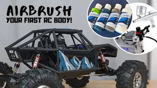 Airbrush your first RC body! A Beginner's Tutorial