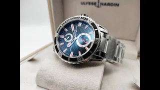 Обзор часов Ulysse Nardin Marine Diver 44 mm 263-10/92