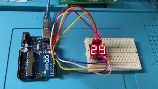 How to code 2 digit 7 segment to counter from 0 to 99 and reverse with  Arduino Uno