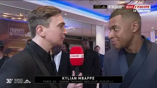 Foot - Trophées UNFP : Mbappé : « Chaque cérémonie est une occasion de marquer l'histoire »