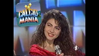 Cristina D'Avena ospite di "Calciomania" 14 dicembre 1990 - Italia 1