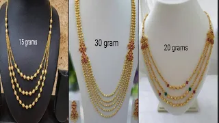 Letest gold step chain collection