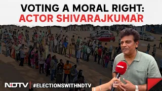 Karnataka News | "Moral Right To Vote, Else You Can't Question": Actor Shivarajkumar