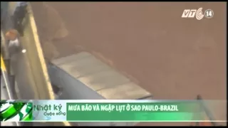 VTC14_Mưa bão và ngập lụt ở Sao Paulo – Brazil