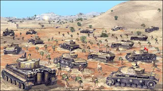 GERMAN DEVASTATING ASSAULT - AMERICAN DEFENSE at KASSERINE PASS