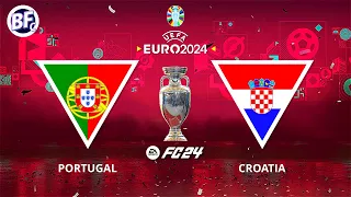 FC 24 Portugal vs Croatia | UEFA Euro 2024 | Cristiano vs Modric