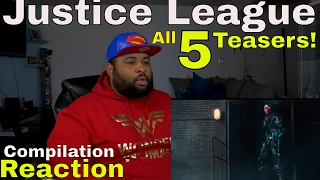 Justice League Teaser compilation Reaction - All 5 Teasers / Epic Discussion!