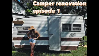 SHASTA VINTAGE CAMPER REMODEL EP1