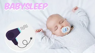 👼🏼 Hair Dryer Sound | Best Trick To Calm Your Baby | White Noise Sleep Sound 👼🏼