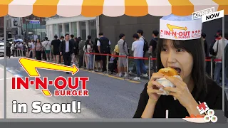 Waited 3 hours at Seoul's In-N-Out pop-up store