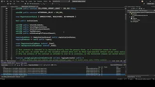 Viewing and compiling the masternode staking contract using Visual Studio + StratisEVM  extension.