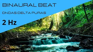 Binaural Beat | Ondas Delta Puras | 2Hz | Equilíbrio, diminua o estresse tendo relaxamento profundo