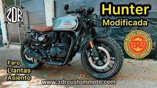 🟢Hunter 350 MODIFICADA 😱 LLANTAS, Faro , Asiento , Te Animoas a modificarla ??!!