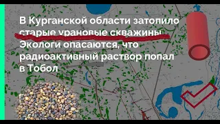 Затоплены урановые скважины под Курганом . Затоплены скотомогильники сибирской язвы в россии. Часть3