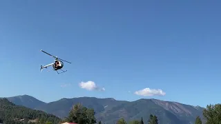 Mosquito helicopter in action