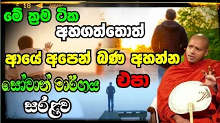 සෝවාන් මාර්ගය සරළව.Hasalaka Seelawimala Thero.හසලක සීලවිමල හිමි.