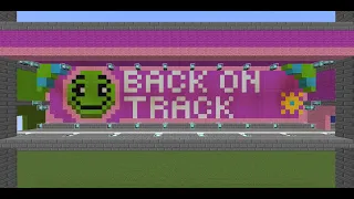 GEOMETRY DASH LEVEL 2 - BACK ON TRACK IN MINECRAFT! (OLD)