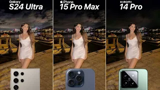 Galaxy S24 Ultra VS iPhone 15 Pro Max VS Xiaomi 14 Pro Camera Test Comparison
